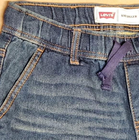 Levi's Knit Jogger Shorts Size XL Blue - Picture 3 of 7